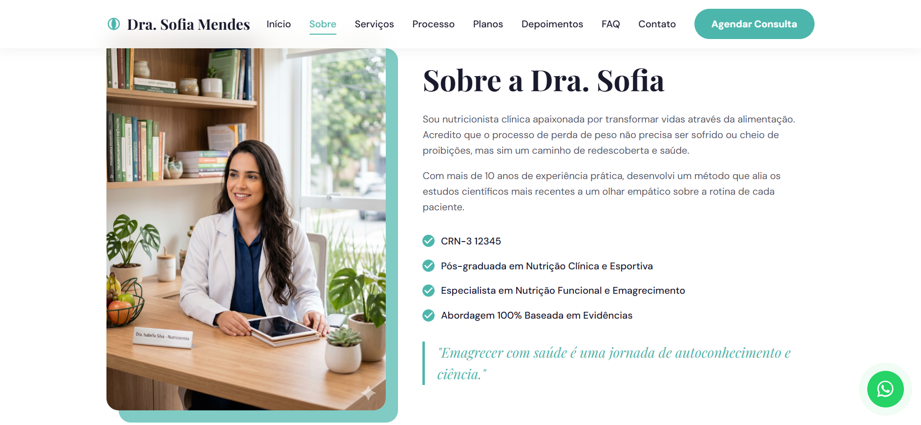 Dra. Sofia Mendes — screenshot 2